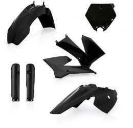 Acerbis complete plastic kit for KTM 85 SX 06-12 black color