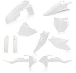 Acerbis complete plastic kit for KTM 85 SX 18-24 white color