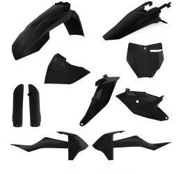 Acerbis complete plastic kit for KTM 85 SX 18-24 metallic black color