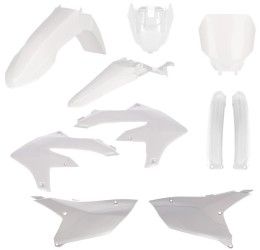 Acerbis complete plastic kit for Yamaha YZ 250 FX 2025 white color