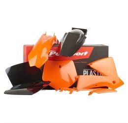Polisport base plastic kit / complete plastic kit MX for KTM 300 EXC 2003 arancione/nero