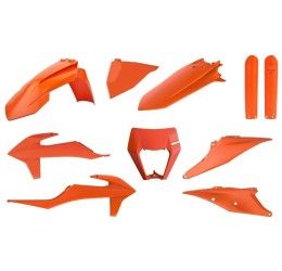 Polisport base plastic kit / complete plastic kit MX for KTM 300 EXC TPI 20-23 arancione 16