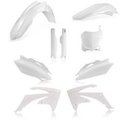 Acerbis complete plastic kit for Honda CRF 250 R 2010 white color