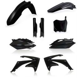 Acerbis complete plastic kit for Honda CRF 250 R 2010 black color