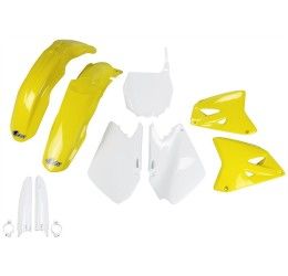 UFO complete plastic kit+fork protectors for Suzuki RM 250 01-18