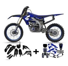 UFO Plastic and Graphic kit for Yamaha YZ 250 F 19-23 apodis black