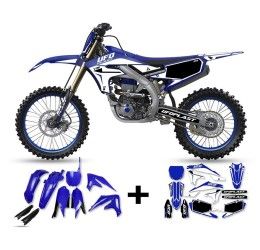 UFO Plastic and Graphic kit for Yamaha YZ 250 F 19-23 stokes blue