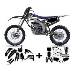 UFO Plastic and Graphic kit for Yamaha YZ 250 F 19-23 stokes black