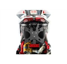 CNC Racing KIT License Plate for Ducati Hyperstrada 939 2016 adjustable with LED light + Retroreflector