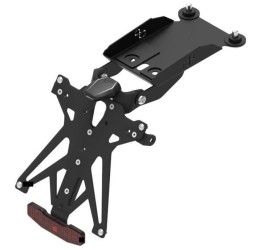 Lightech KIT License Plate for Ducati Hypermotard 821 13-15 adjustable with LED light + Retroreflector