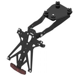 Lightech KIT License Plate for Ducati SuperSport 939 S 17-19 adjustable with LED light + Retroreflector
