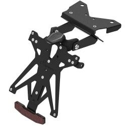 Lightech KIT License Plate for zontes g1 125 20-24 adjustable with LED light + Retroreflector
