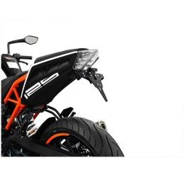 Ibex Zieger PRO KIT License Plate for KTM 390 Duke 17-23 adjustable with LED light + Retroreflector