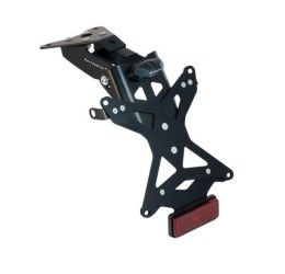 Racingbike KIT License Plate for Aprilia Tuono V4 1000 R 11-14 adjustable with LED light + Retroreflector