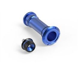 Rizoma Cardan slider and rear hub cover kit for bmw r 1300 gs adventure triple black 2025 Blue color