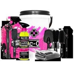 Muc-Off Deep Clean Bucket Kit deep bike cleaning kit with buckle