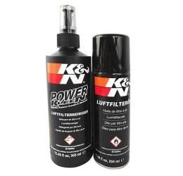 K&N air filter cleaning kit (detergent + spray oil)