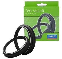 SKF black seals kit for Aprilia RSV 1000 99-08 with OHLINS 43mm (1 oilseal+1 dust seal = for 1 fork)