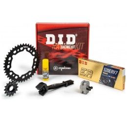 Kit final trasmission DID RACING for Kawasaki ER6F 06-16 ( Chain DID 520 ERV7 G&G 114 links - Front 15 - Rear 46 - Chain 520)