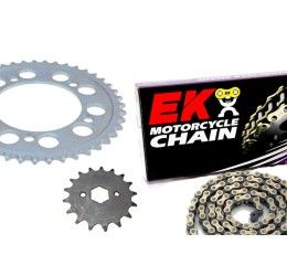 Kit final trasmission PBR for Aprilia RX 125 95-02 (Chain EK 520 112 links - Front 17 - Rear 42 - Chain 520)