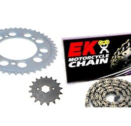 Kit final trasmission PBR for HM Six Competition 50 2007 (Chain EK 428-H 140 links - Front 11 - Rear 62 - Chain 428)