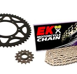 Kit final trasmission PBR RACING for Yamaha TDM 900 02-09 (Chain EK 520-MVXZ 118 links - Front 16 - Rear 42 - Chain 520)