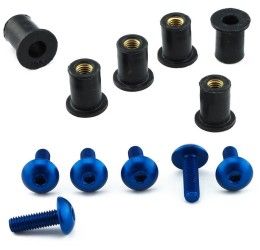 Windscreen screw kit ERGAL Pro-Bolt for Kawasaki ZX-10R 04-15 - 6 bolts + wellnuts