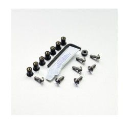 Windscreen screw kit TITANIUM Pro-Bolt for Suzuki RGV gamma 250 vj22 90-95 - 7 bolts + wellnuts