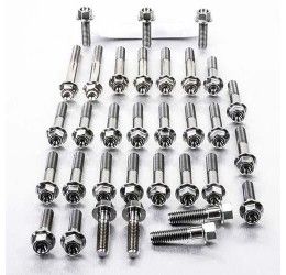 Engine screw kit TITANIUM Pro-Bolt for Aprilia RSV 1000 R 98-03 Flanged Hex Head