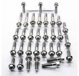 Engine screw kit TITANIUM Pro-Bolt for Triumph Scrambler 900 06-16 Flanged Hex Head