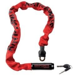 Kryptonite INTEGRATED CHAIN ​​KEEPER 785 INTEGRATED CHAIN ​​COLOR RED (7mm x 85cm)