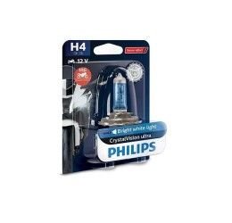 PHILIPS H4 CRYSTAL VISION LAMP - 12V 60 / 55W - (Ref. Philips: 12342CVUBW)