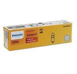 PHILIPS H6 LAMP - 12V 6W BAX9s - (Ref.Philips: 12036CP)