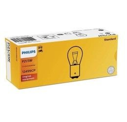 PHILIPS P21 / 5W BILUCE STOP LAMP - 12V BAY15d - (Ref. Philips 12499CP)