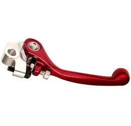 Folding brake lever Innteck for Beta RR 480 Racing 4T 15-24 red color