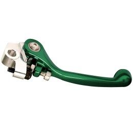 Folding brake lever Innteck for Kawasaki KX 85 01-24 green color