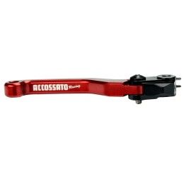 Folding brake lever CNC Accossato for Honda CRF 450 RX 2017 red color