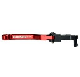 Folding brake lever CNC Accossato for Honda XR 400 05-08 red color