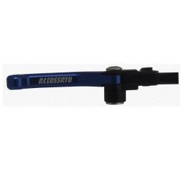 Folding brake lever CNC Accossato for Husqvarna SMR 510 05-07 blue color