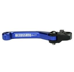 Folding brake lever CNC Accossato for Yamaha YZ 450 F 08-19 blue color
