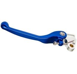 Folding clutch lever Innteck for Husaberg TE 300 2T 11-14 blue color