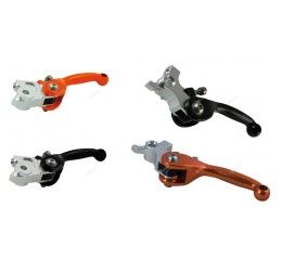 Folding clutch lever Racetech for Husqvarna FE 250 22-23 - for bike with Braketec master cylinder