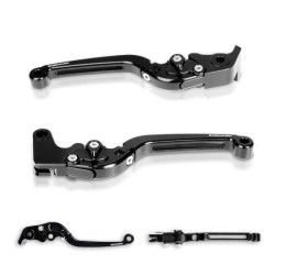 Barracuda Brake-Clutch folding adjustable Lever Kit for Kawasaki Z 900 RS 2018 code KN1127/17 OLD version (LAST AVAILABLE)