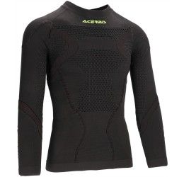 Technical long-sleeved shirt Acerbis X-BODY WINTER 2.0 black/fluo yellow