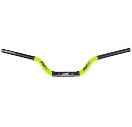 Neken Street Handlebar 28.6mm in aluminum color Fluorescent Yellow (Cod. STR-MED-YEF)