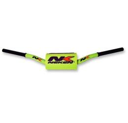 Neken Radical Design Handlebar 28.6mm in aluminum color Black-Yellow with bar pad (Cod. R00101BC-YEF)