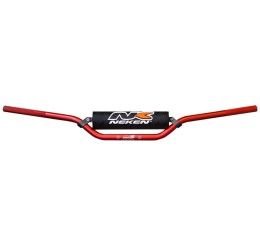 Neken Handlebar 22mm in aluminum color Red with bar and bar pad (Cod. E00053-RD)