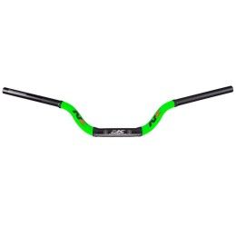 Neken Street Handlebar 28.6mm in aluminum color Fluorescent Green (Cod. STR-MED-GRF)