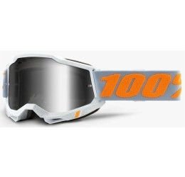 Off-Road Goggle 100% The Accuri 2 model Speedco Mirror silver lens (Also included: Clear lens extra) (LAST AVAILABLE)