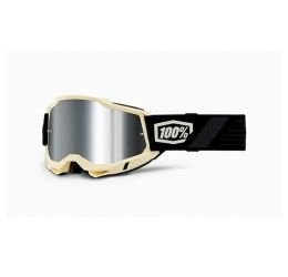 100% ACCURI 2 WAYSTAR GOGGLE - SILVER MIRROR LENS (Also included: Clear lens extra)